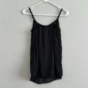 Women's Classic Black Lace Top